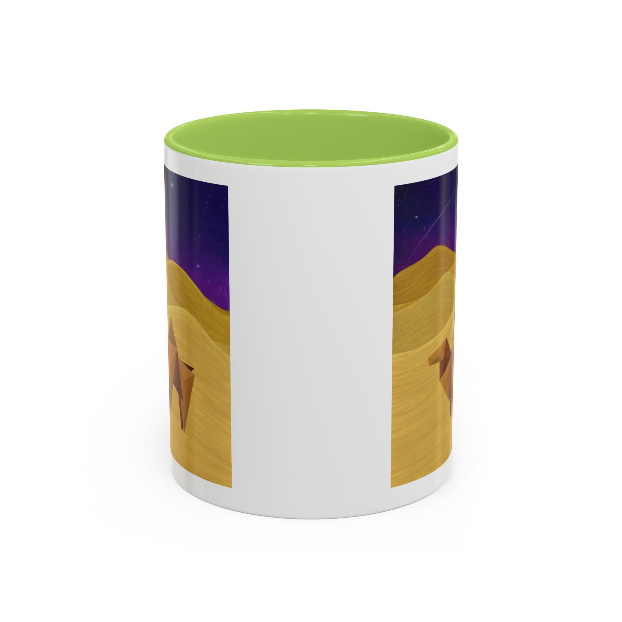Camel Desert Accent Coffee Mug — Origami Camel Night Sky (11/15oz)