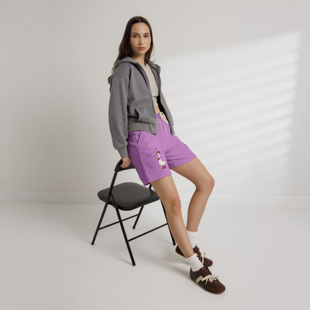 Cowboy Goose -  Illustration Sweat Shorts | Casual Graphic Shorts