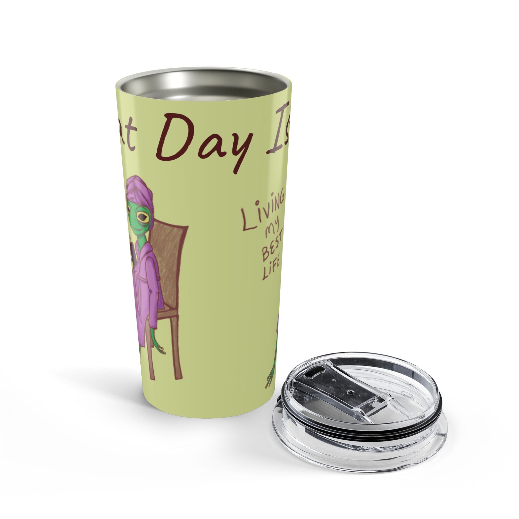 20oz Tumbler — "Living My Best Life" Travel Mug
