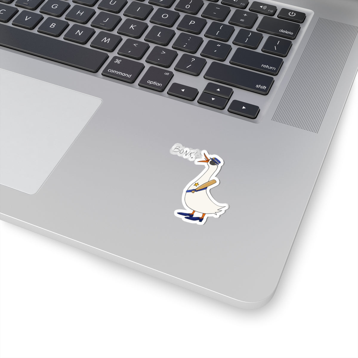 Bonk Police Goose Kiss-Cut Sticker