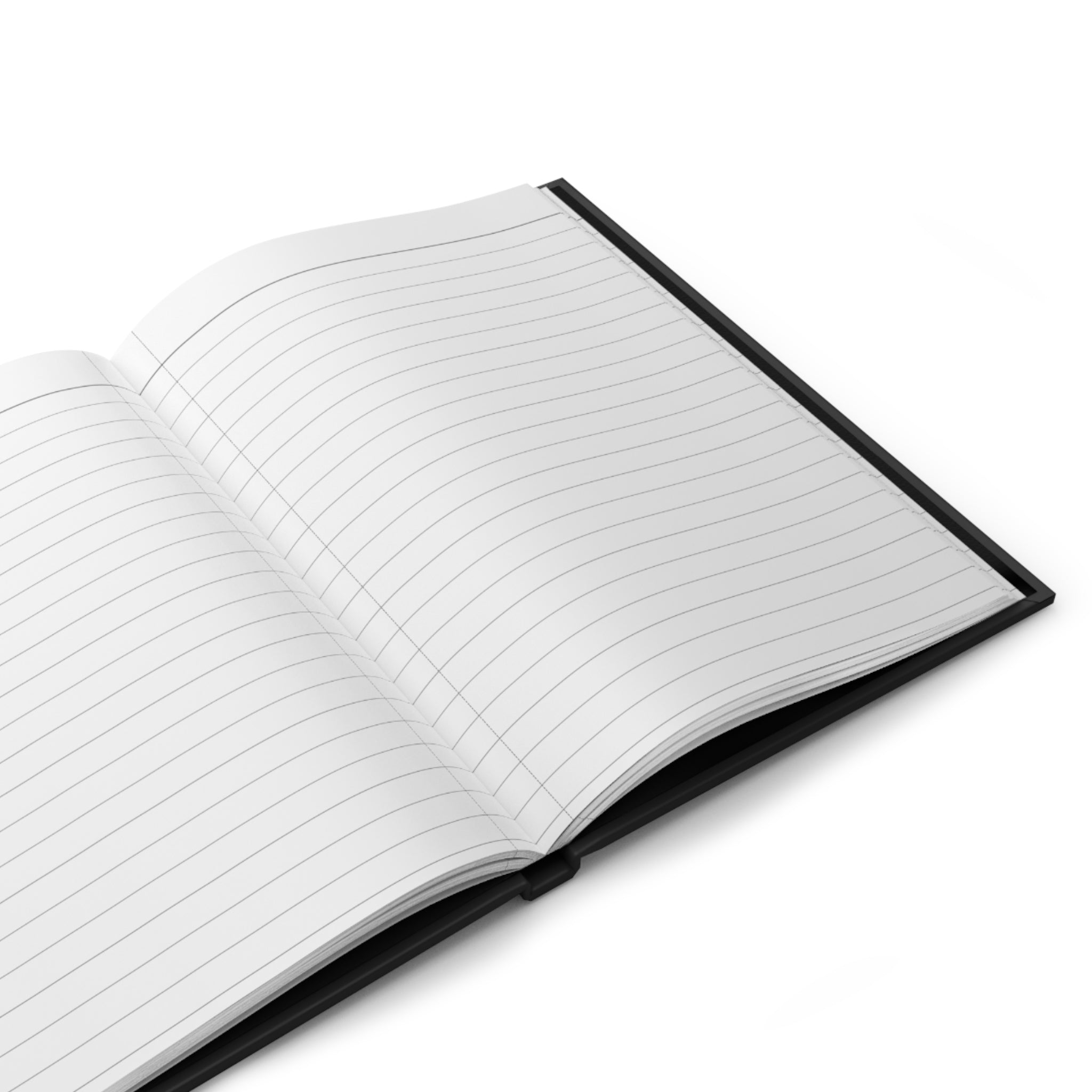 Hardcover Journal — 'My Journal' Raven & Red Roses Matte Notebook