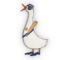 Police Goose Pillow —  Goose Decorative Throw Pillow