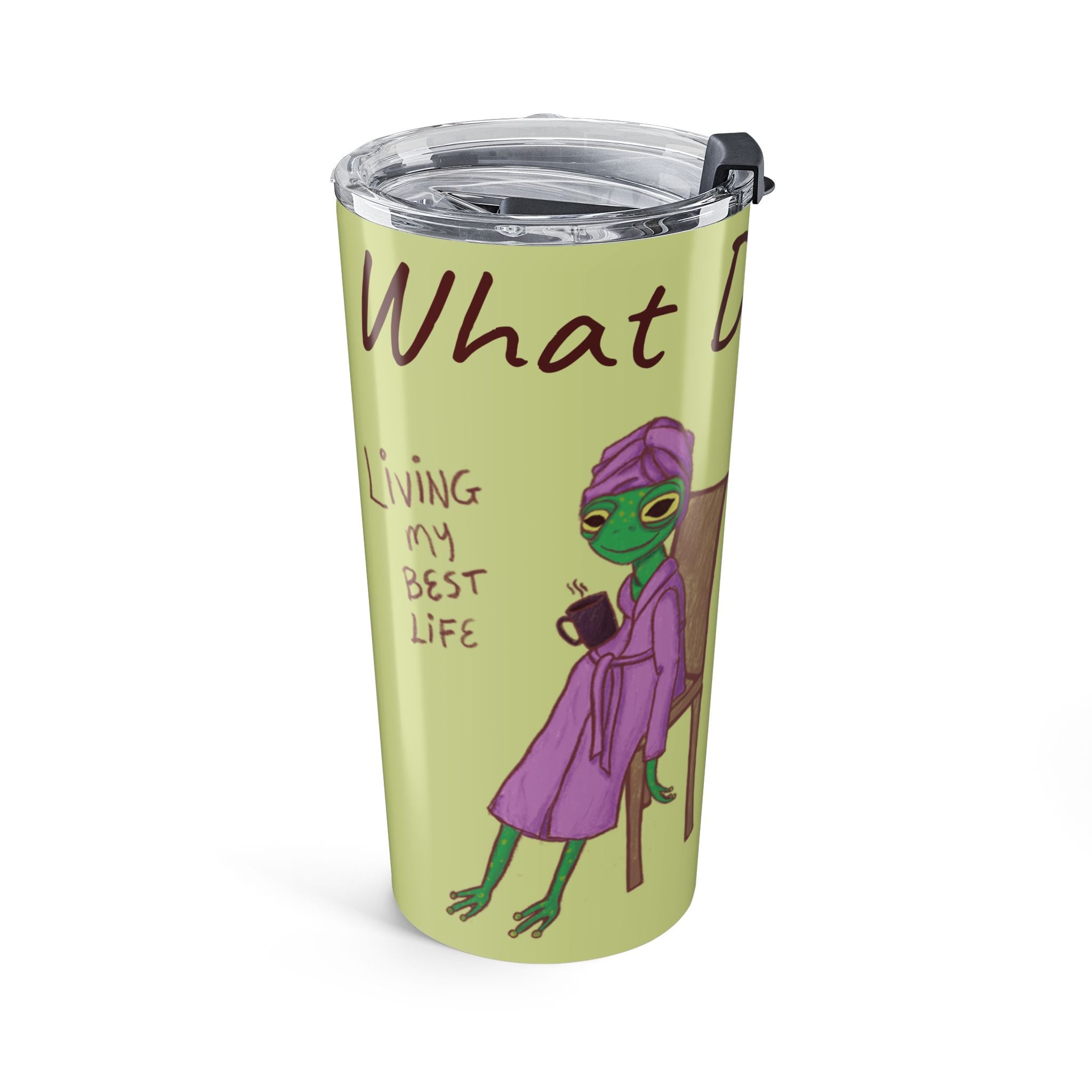 20oz Tumbler — "Living My Best Life" Travel Mug
