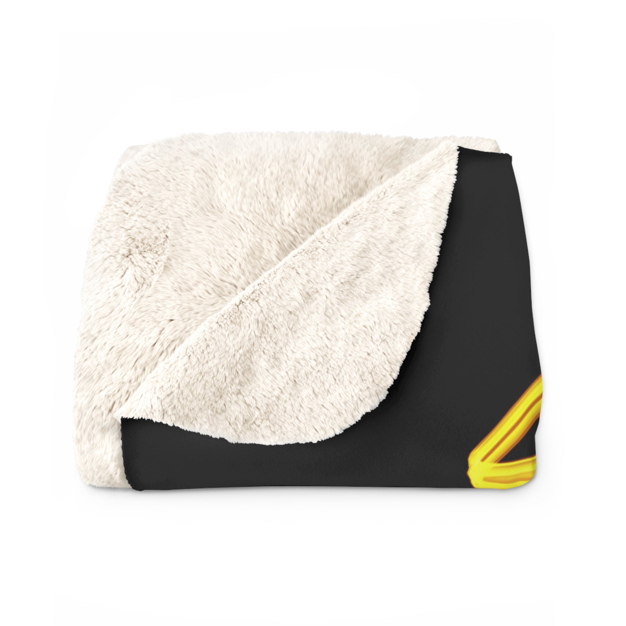 Origami Macaw Parrot Spiral Sherpa Fleece Blanket | Tropical Bird Throw