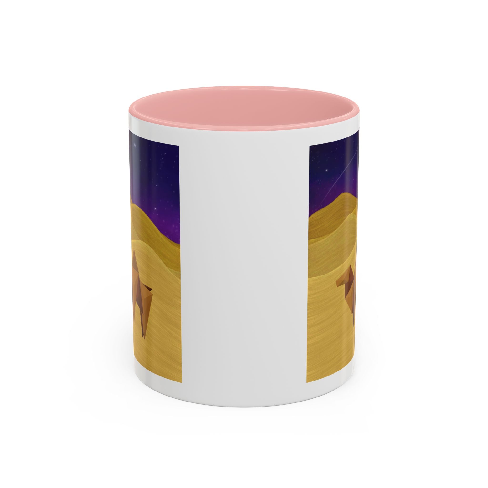 Camel Desert Accent Coffee Mug — Origami Camel Night Sky (11/15oz)
